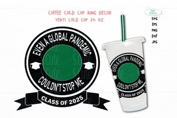 Cold Cup 24 Oz Svg, Class of 2025 Svg