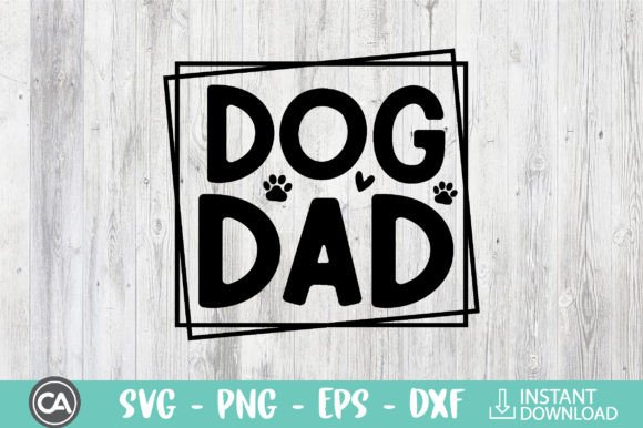Dog Svg Design, Dog Dad