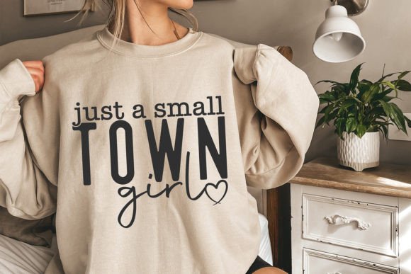 Just a Small Town Girl SVG