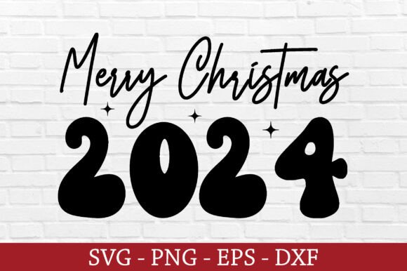 Merry Christmas 2024, Christmas SVG
