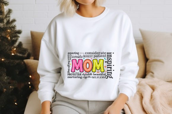 Retro Madre PNG-svg, She is Mom Png-sv