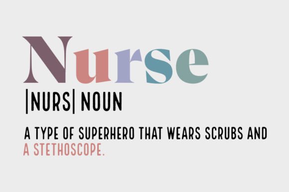 Retro Nurse SVG Design: Nurse Definition
