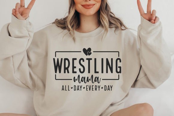Wrestling Mama SVG, Sports Mom SVG